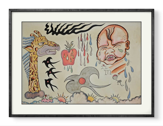 Bebé Llorón Framed Mockup