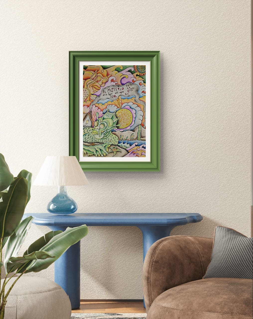 El Misterio de la Laguna del Agua Azul - Print