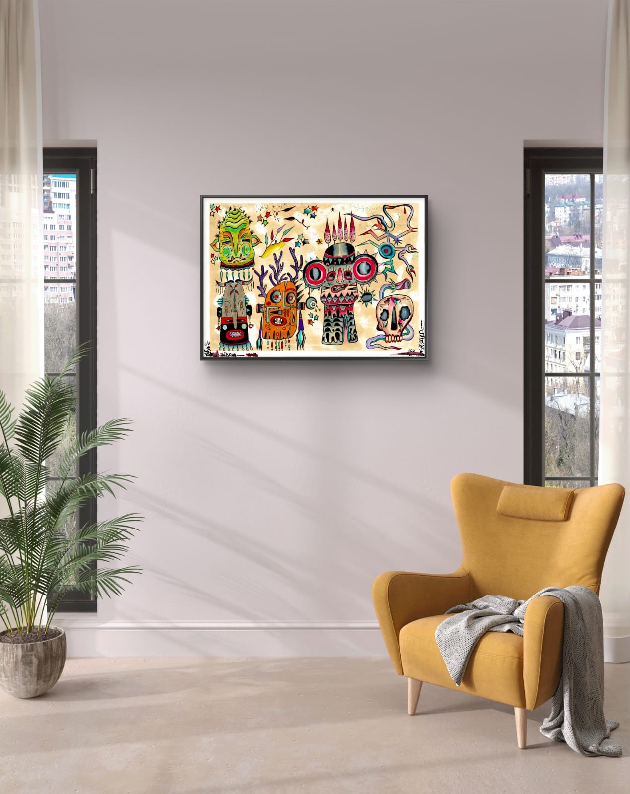 Festival de Máscaras - Print
