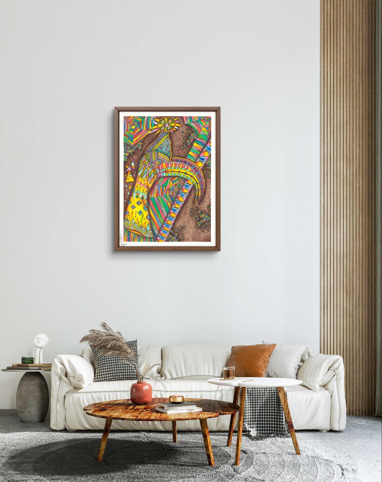 Máscara de Pájaro - Print