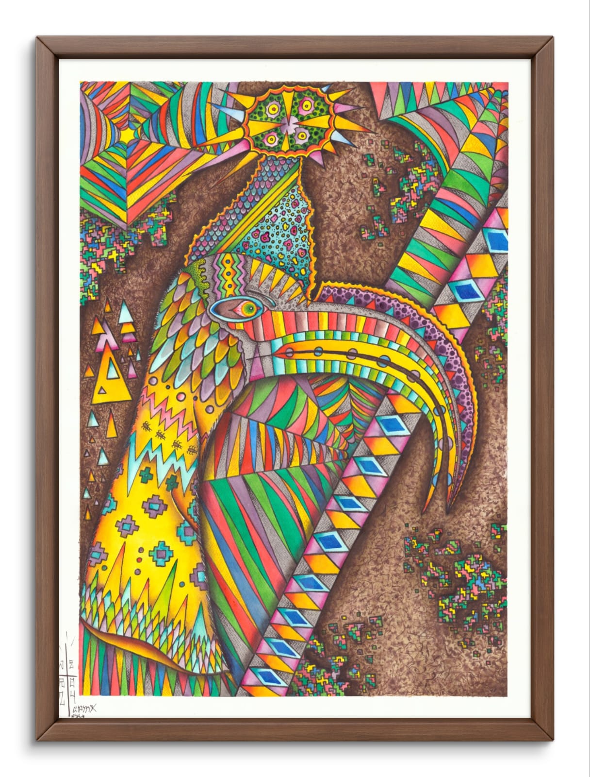 Máscara de Pájaro - Print