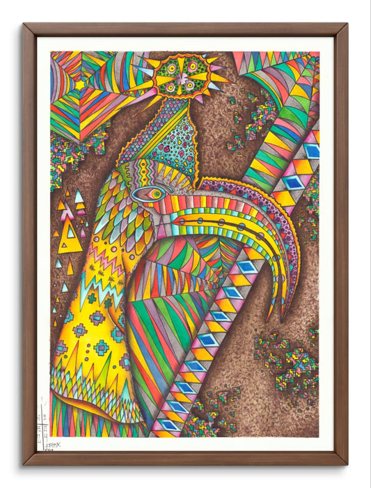 Máscara de Pájaro - Print