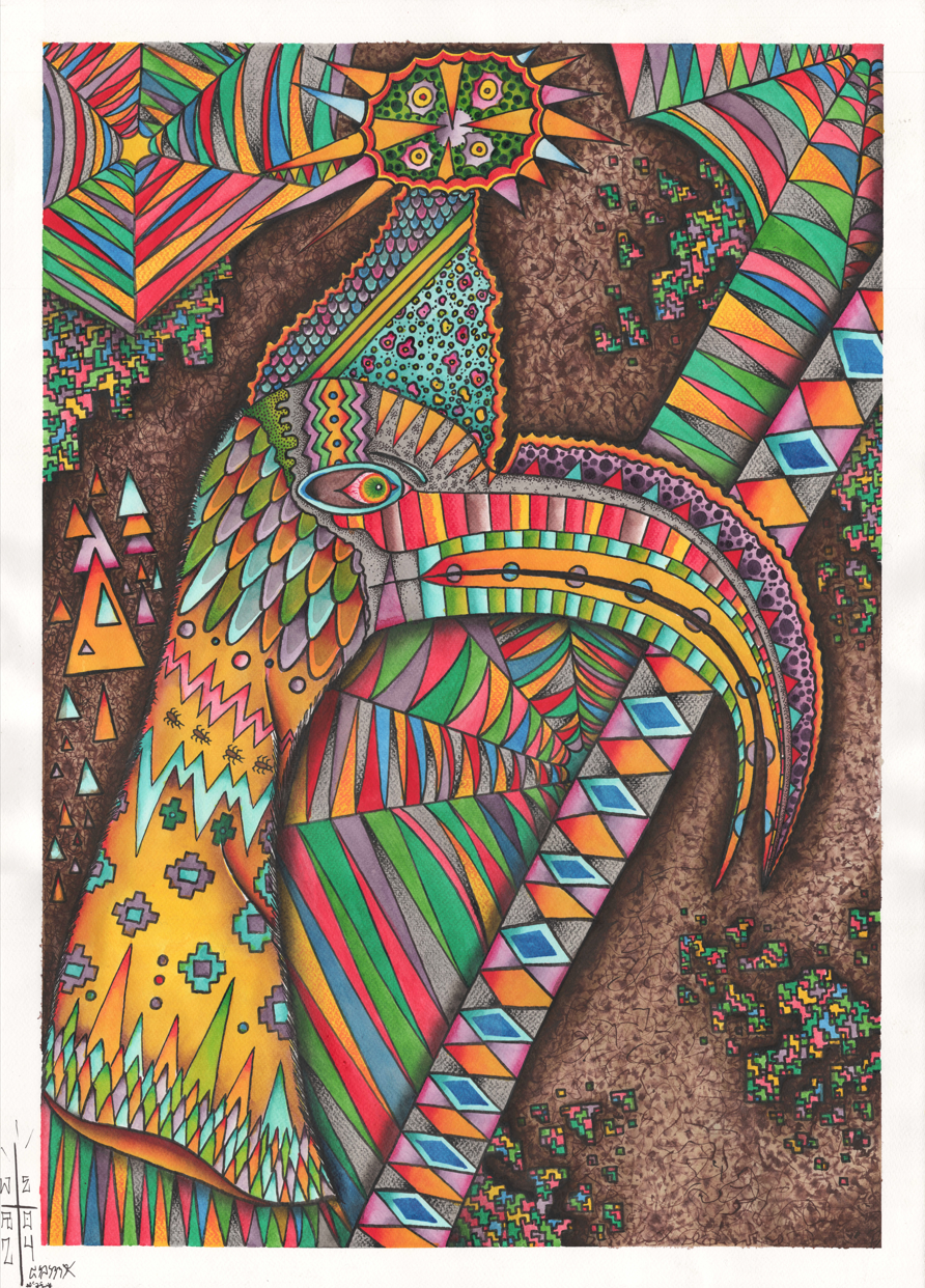 Máscara de Pájaro - Print