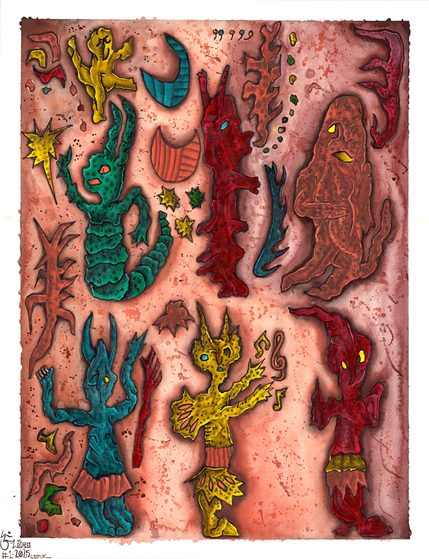 Seres de Piedra - Print