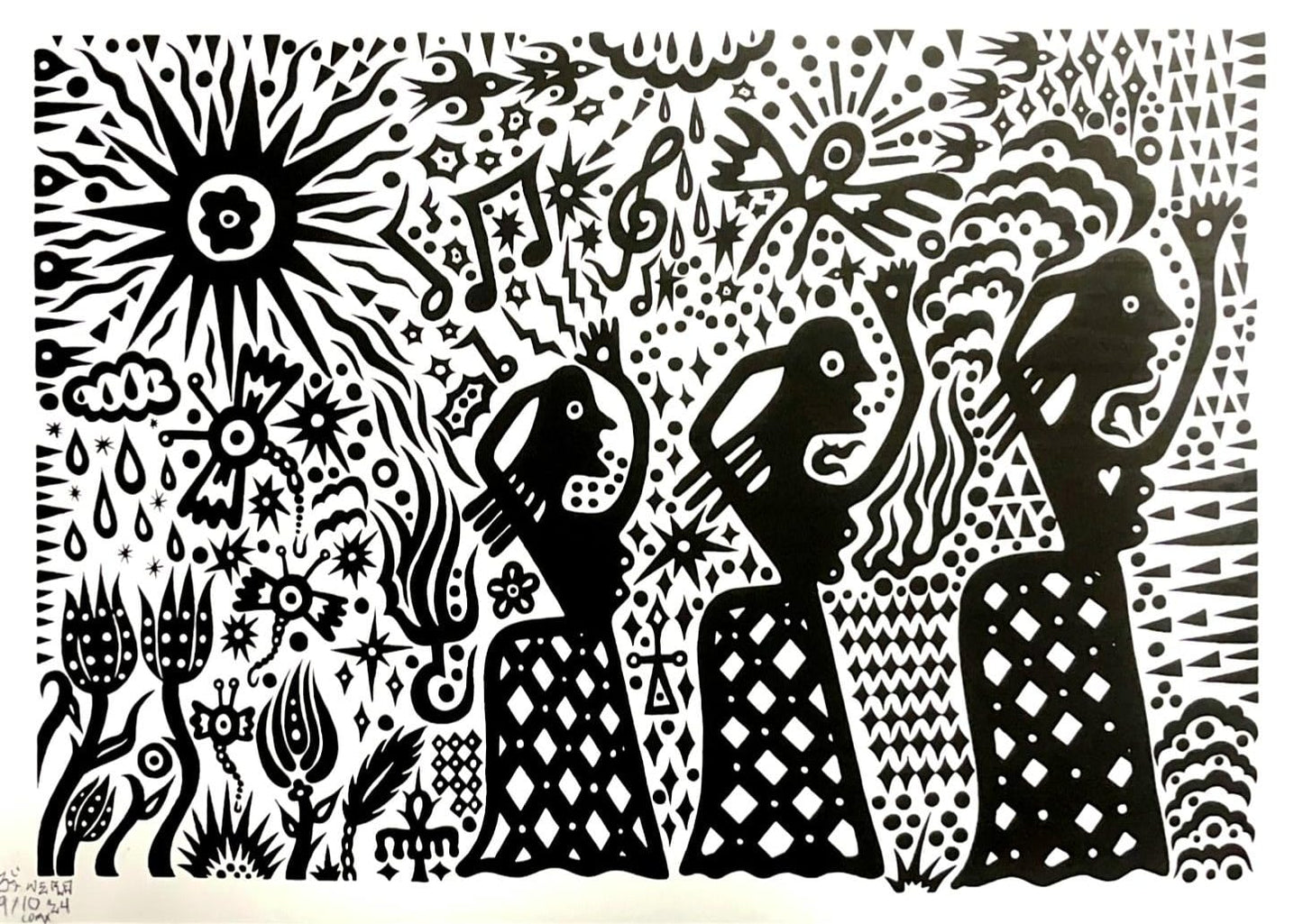 Rituales del Sol - Serigrafía