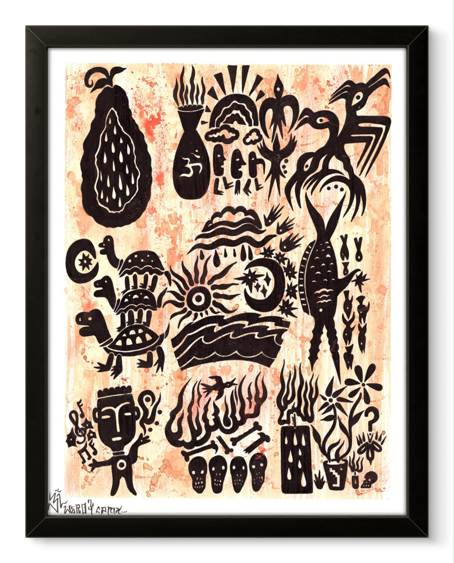 Siluetas de Sombra - Print