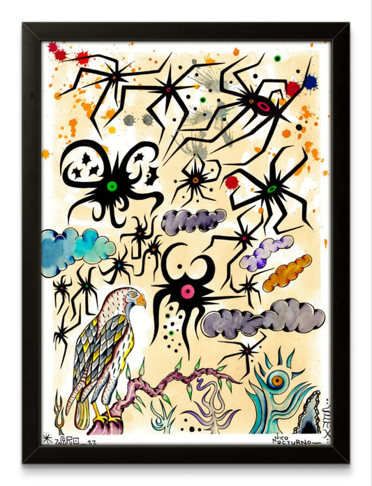 Vuelo en las Sombras - Print