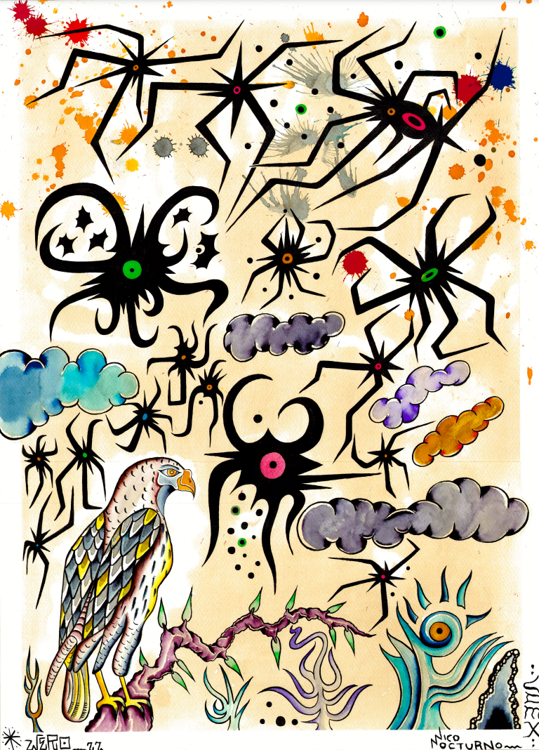 Vuelo en las Sombras - Print