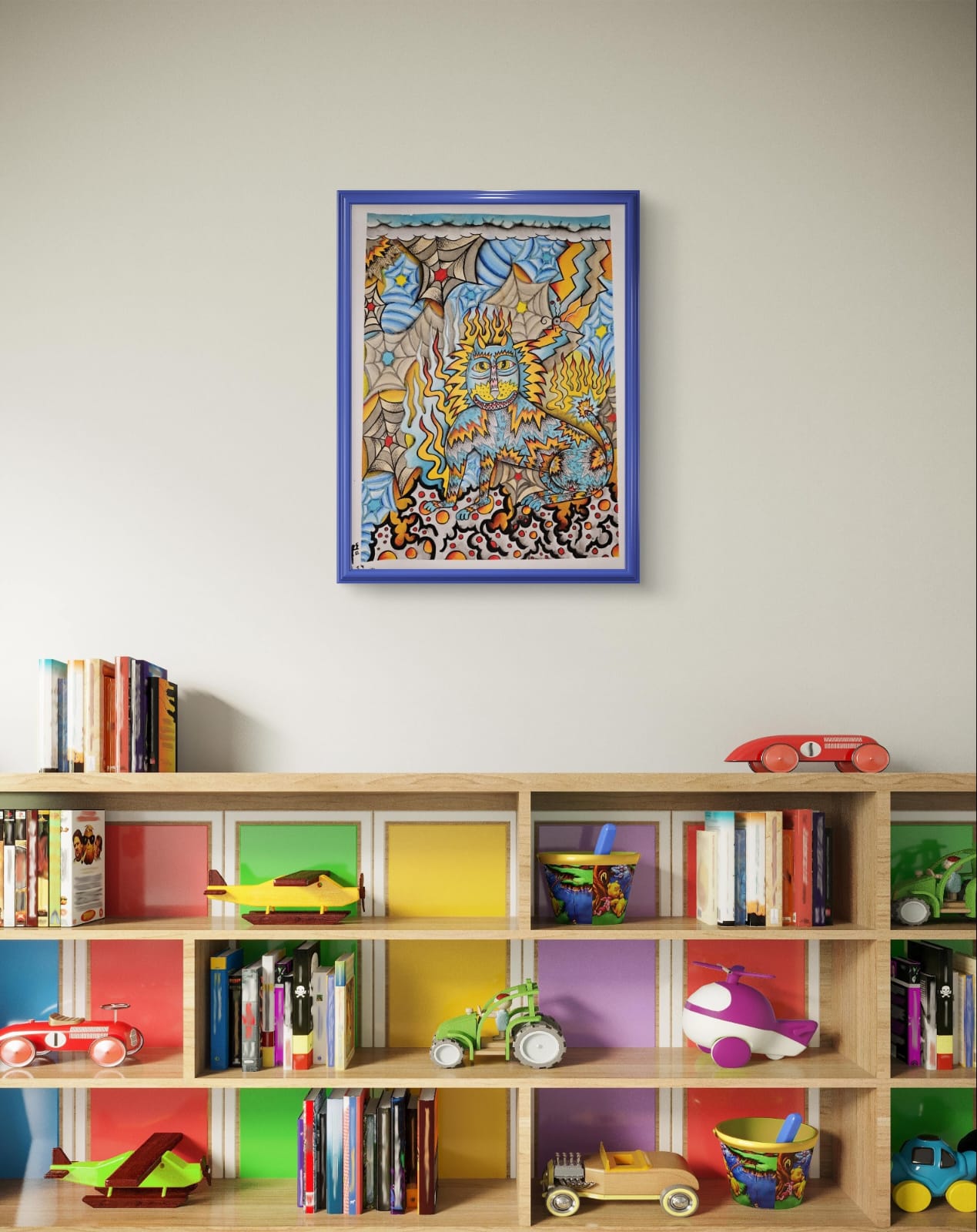 Gato de Fuego - Print