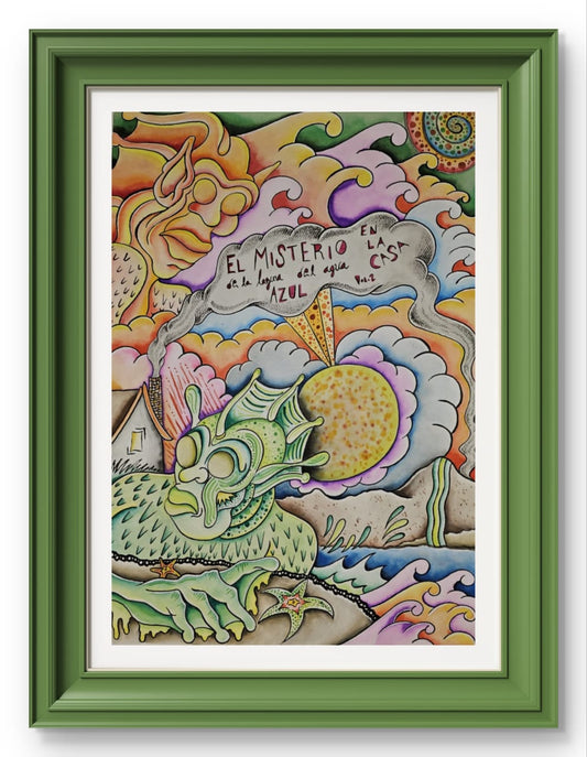 El Misterio de la Laguna del Agua Azul - Print