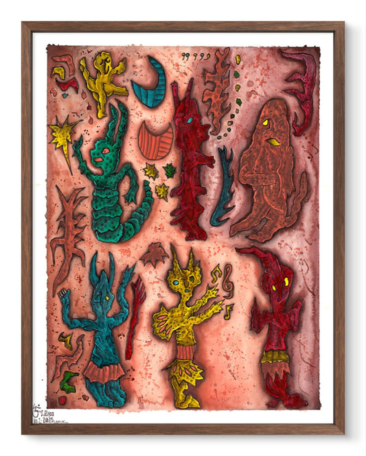 Seres de Piedra - Print